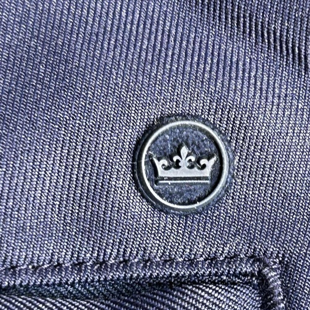 Peter Millar Shorts Mens 34 Navy Salem Classic Fit Crown Golf Stretch Wicking 9" - Picture 7 of 12